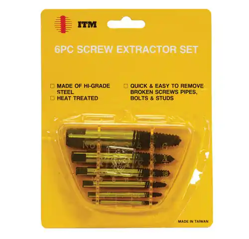 Holiday Sale 5 Screw Extractor Screw Extractor, Qty 1