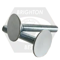 Brand New 3/8"-16 x 2 3/4" Flat Countersunk 1 Norway Head Elevator Bolts Grade 2 Zinc Cr+3, Full Thread, Qty 250