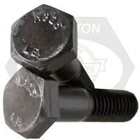 While Supplies Last 7/8"-9 x 7 1/2" Heavy Hex Structural Bolts, Type 1, Plain Finish, Partial Thread, Coarse (UNC), A325, Made in USA, Qty 110