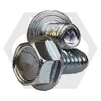 Holiday Sale 1/4"-20 x 1/2" Thread Rolling Screws, Unslotted Indent Hex Washer Head HWH, Zinc Cr+3 & Wax , Full Thread, Qty 3000