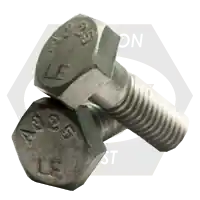1"-8 x 8" Heavy Hex Structural Bolts, Type 1, Hot-Dipped Galvanized HDG, Partial Thread, A325, Made in USA, Qty 60 Big Sale