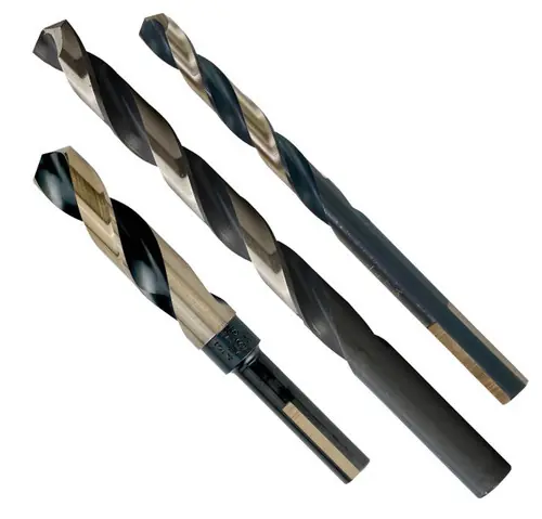Shop Now 21/64" (0.3281) Mechanics 135Deg M2 HSS Black And Gold Proferred M2 HSS Black And Gold Drill Bit, Qty 6