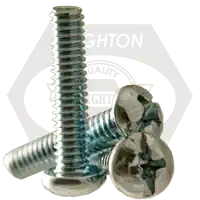 6-32 x 3/8" Machine Screws, Phillips/Slotted Combo Round Head, Zinc Cr+3, Full Thread, Qty 20000 Limited Time