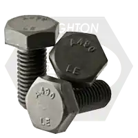 Weekend Sale 1"-8 x 4 1/2" Heavy Hex Structural Bolts, Type 1, Plain Finish, Partial Thread, Coarse (UNC), A490, Made in USA, Qty 150