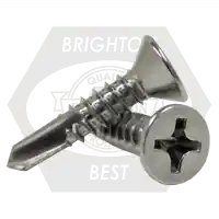 1/4"-14 x 2 1/2" Self-Drilling Screws, Indent Hex Washer Head HWH, TEKS, 3 Point, Medium Duty, Climaseal, Full Thread, Qty 1000 Deal