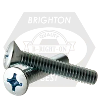 10-24 x 1 3/4" Machine Screws, Phillips Oval Head, Zinc Cr+3, Full Thread, Coarse (UNC), Qty 3000 Save Now
