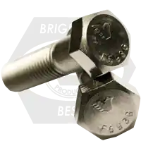 Shop Now 1 3/4"-5 x 7 1/2" Hex Cap Screws, 316 Stainless Steel, Partial Thread, Coarse (UNC), ASTM F593, Qty 3