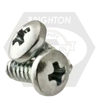 In Demand 1/4"-20 x 5/8" Thread Rolling Screws, Phillips Pan Head, Zinc Cr+3 & Wax , Full Thread, Qty 3000
