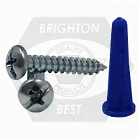 Buy Today 6-8-10 Pan Hd Phil/Slot Combo, Blue (100 Pcs ) Conical Plastic Anchor Kit, Qty 1