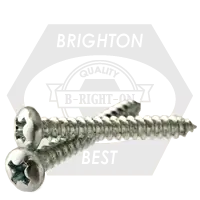 8-15 x 1/2" Self-Tapping Screws, Square Drive Flat Head, Type A, Zinc Cr+3, Full Thread, Qty 14000 Discount