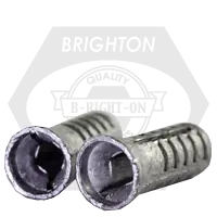 1/4"-20 x 1" Wood Screw Anchor Lead Alloy, Plain Finish, Qty 3000 Final Sale