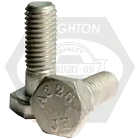 7/8"-9 x 4" Heavy Hex Structural Bolts, Type 1, Hot-Dipped Galvanized HDG, Partial Thread, A325, Qty 240 Markdown