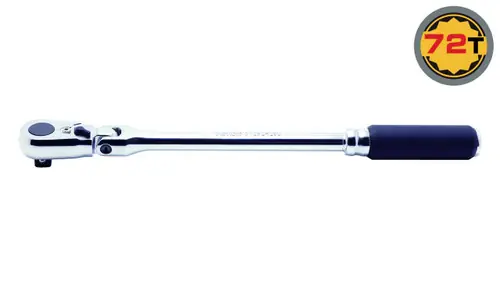 Ko-ken 3726Z-280 Z-Series 3/8" Sq.Dr. Flexible Ratchet, Reversible (L=280mm), 72 Tooth Clearance