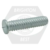 1/4"-20 x 3/4" Flanged Capacitor Discharge (Cd) Stud, Aluminum, Qty 2500 Professional Grade