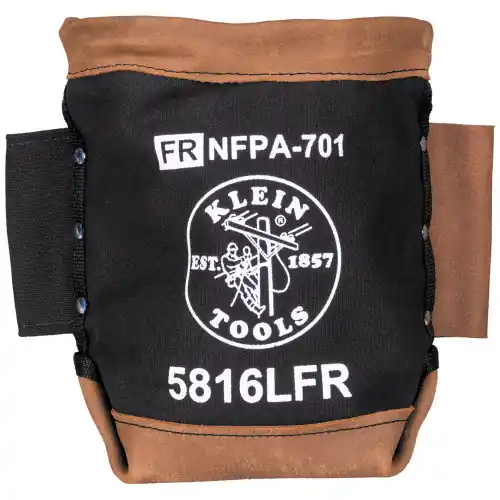 Klein Tools 5816LFR Bolt Bag, Flame-Resistant Canvas and Leather Cheap
