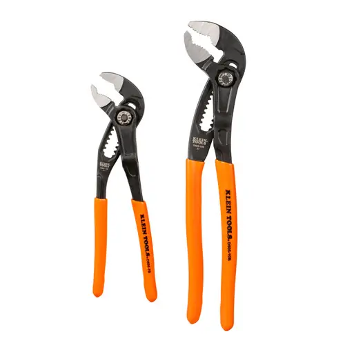 Luxury Klein Tools D5052BKIT Quick Adjust Klaw Pump Pliers Set, 2-Piece