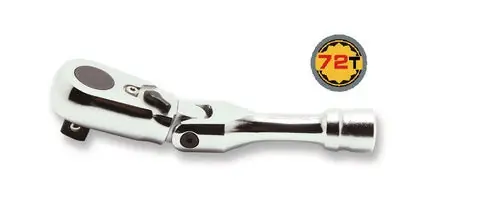 Ko-ken 3726ZS Z-Series 3/8" Sq.Dr. Flexible Ratchet, Reversible (Short),L=120mm - 72 Tooth High Quality
