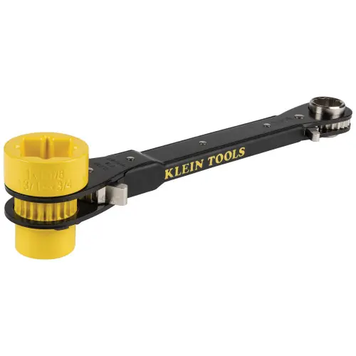 New Arrival Klein Tools KT155HD 6-in-1 Lineman‘s Ratcheting Wrench , Heavy-Duty
