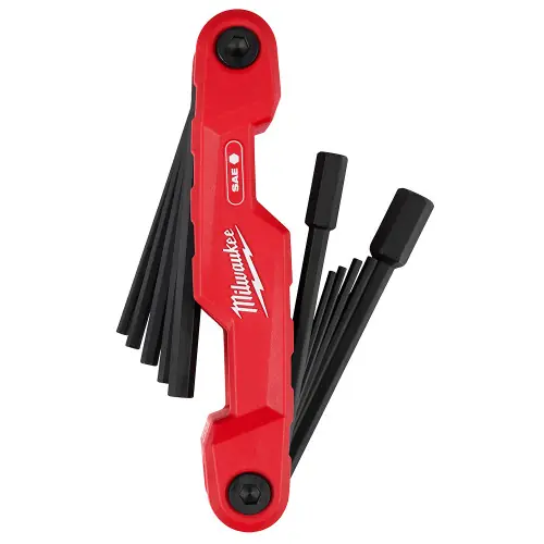 Buy Direct Milwaukee Tool 48-22-2180 11-Key Electrician‘s Folding Hex Key Set - SAE