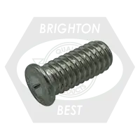 10-24 x 3/4" Flanged Capacitor Discharge (Cd) Stud, Stainless Steel, Qty 5000 Cheap