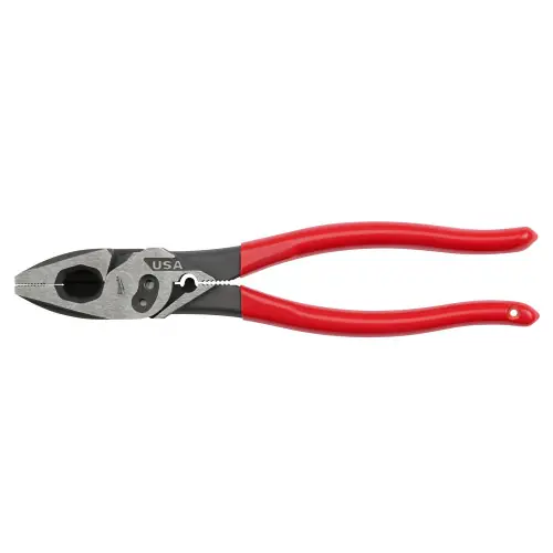 Milwaukee Tool MT500C 9" Lineman‘s Dipped Grip Pliers w/ Crimper & Bolt Cutter (USA) Seasonal Sale