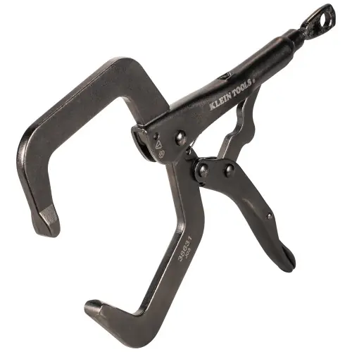 Premium Klein Tools 38631 C-Clamp Locking Pliers With Standard Jaws, 9-Inch