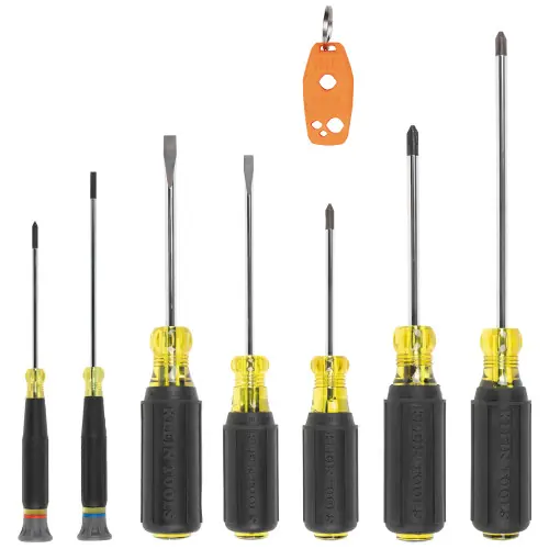 Klein Tools 85808 All-Purpose Screwdriver Set, 8-Piece Authentic