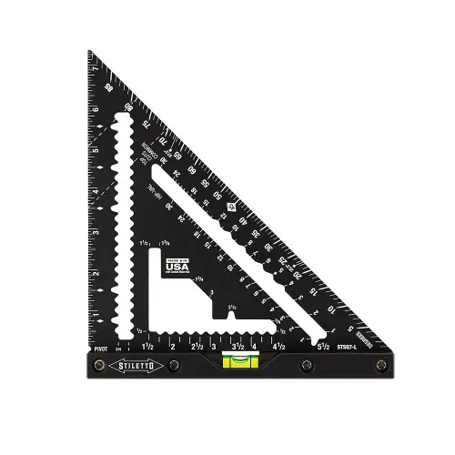 Discount Stiletto STSQ7-L STILETTO 7" Carpenter Square with Level