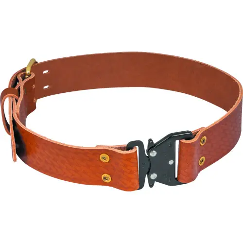 Limited Time Klein Tools 5826XL Quick Release Leather Belt, Extra Large