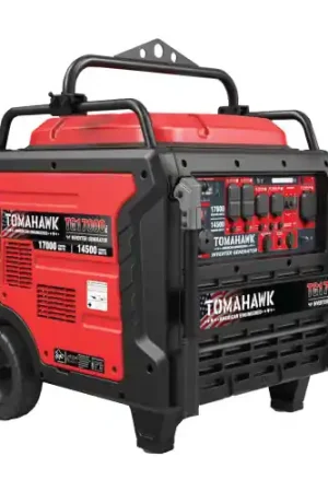 Tomahawk TG17000i 17000 Max Watt Inverter Gas Power Portable Generator, voltage selector, CO sensor, 120/220V Big Sale