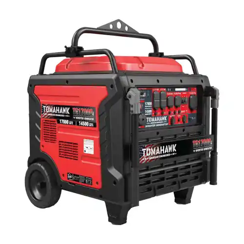 Tomahawk TG17000i 17000 Max Watt Inverter Gas Power Portable Generator, voltage selector, CO sensor, 120/220V Big Sale