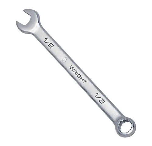 Grab Now 3/8" 12 Point USA Combination Wrench , Chrome Finish, Qty 1
