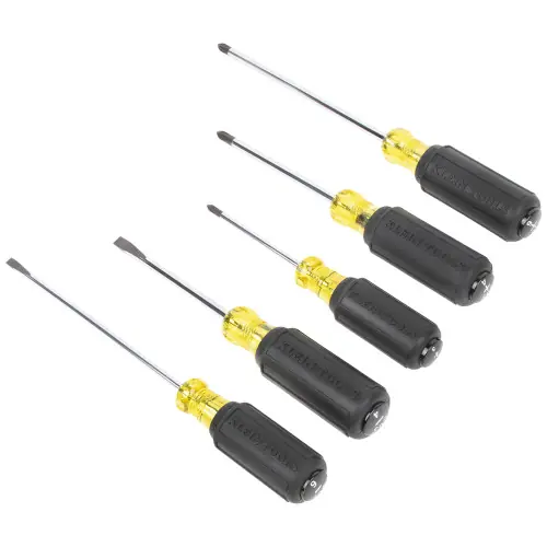 Klein Tools 85805 All-Purpose Screwdriver Set, 5-Piece Grab Now
