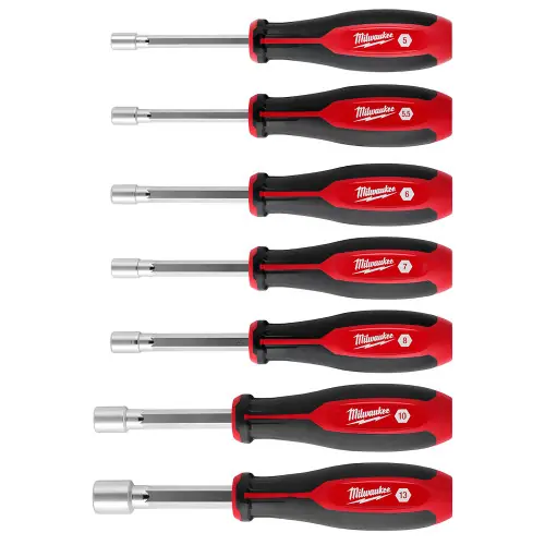 Milwaukee Tool 48-22-2448 7pc Metric HollowCore Nut Driver Set Instant Buy