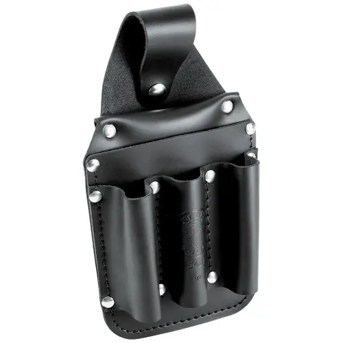 Klein Tools 5481 Tool Pouch, Leather Pocket Tool Organizer, 6-Pockets, 5.75x2.5x10-Inch Buy Today