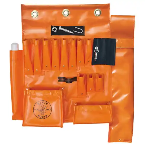 Super Sale Klein Tools 51829MHS Aerial Apron with Hot Stick Pocket and Magnet