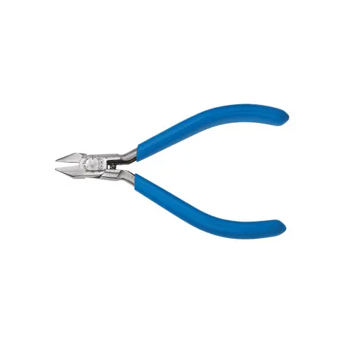 Next Day Delivery Klein Tools D295-4C Diagonal Cutting Pliers, Electronics, Tapered Nose, Mini Jaw, 4-Inch