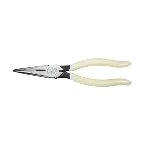 Hot Deal Klein Tools D203-8-GLW Pliers, Needle Nose Side-Cutters, High-Visibility, 8-Inch