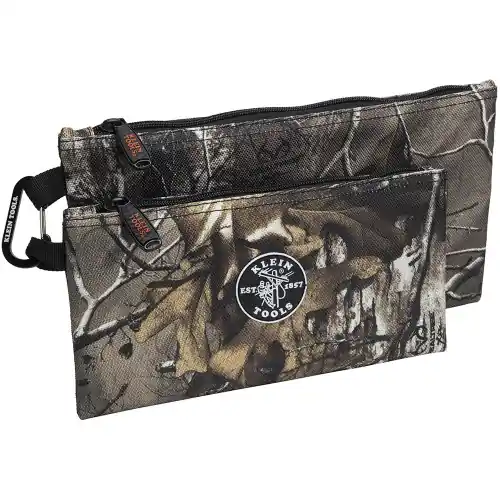Klein Tools 55560 Zipper Bags, Camo Tool Pouches, 2-Pack Latest