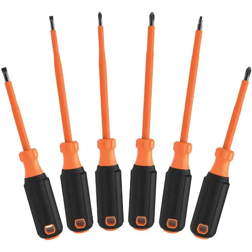 Hot Picks Klein Tools 85076INS Screwdriver Set, 1000V Insulated, 6-Piece