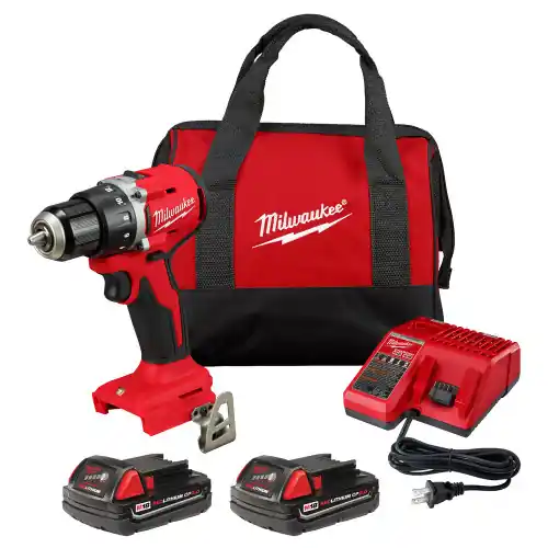 Clearance Milwaukee Tool 3601-22CT M18 Compact Brushless 1/2" Drill/Driver Kit
