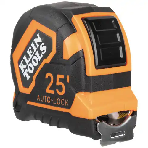 Reduced Price Klein Tools 9125AL Tape Measure, 25-Foot Single-Hook Auto-Lock