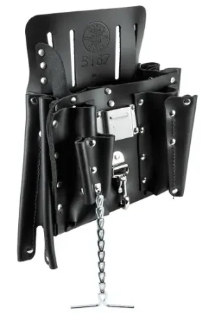 Discount Klein Tools 5167 Leather Tool Pouch, 11-Pocket