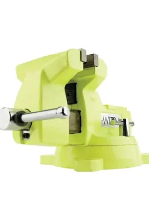 1550, High-Visibility Safety 5" Vise with Swivel Base Secure Checkout