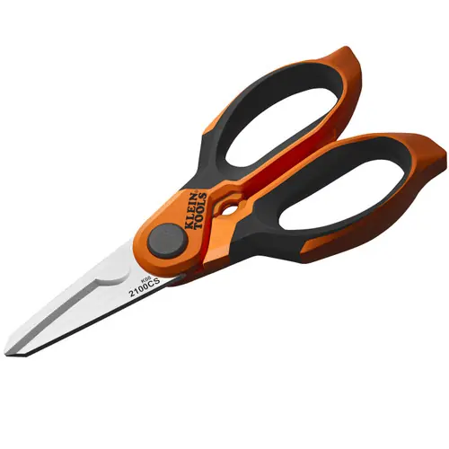 Sale Klein Tools 2100CS Long Reach Cable Stripping Electrician Scissors, 7-Inch