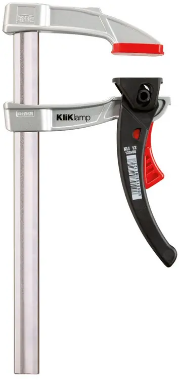 New Arrival Bessey KLI3.012 Clamp, woodworking, small lever clamp, KliKlamp, 12 x 3 In., 260 lb, 6 Pack