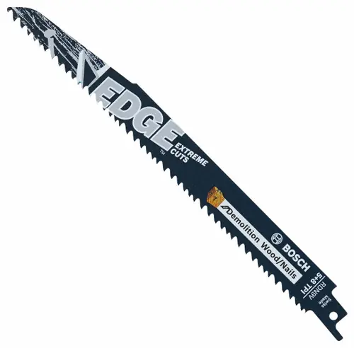Bosch RDN9V-25B 25 pc. 9 In. 5/8 TPI Edge Reciprocating Saw Blades for Wood/Nail Demolition (Bulk Pack) Weekend Sale