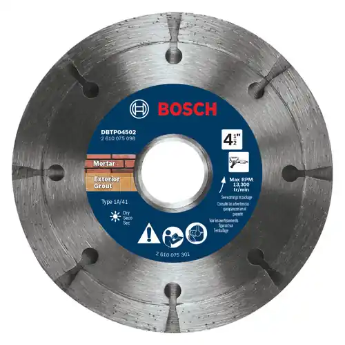 Bosch DBTP04502 4-1/2 In. Premium Sandwich Tuckpointing Wheel Special Discount