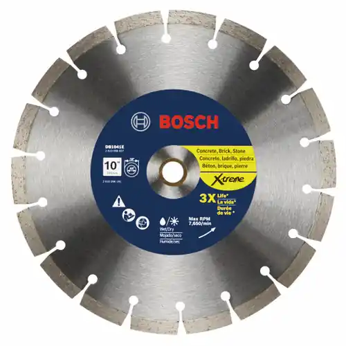 Flash Sale Bosch DB1041E 10 In. Xtreme Segmented Rim Diamond Blade