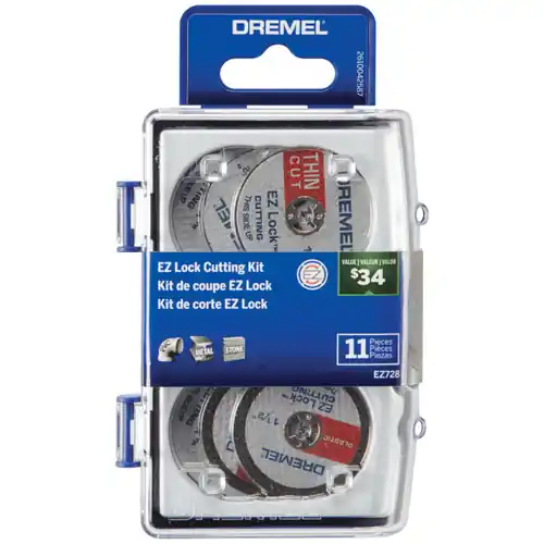 Dremel EZ728-01 11-Piece EZ Lock Cutting Accessory Micro Kit Premium